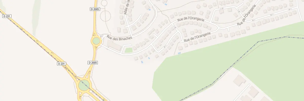 Plan du 10 Rue de l’Orangerie à Montévrain