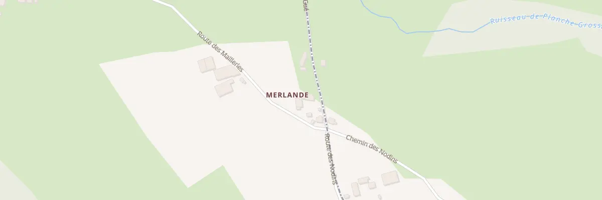 Plan du 5 Merlande au Brethon