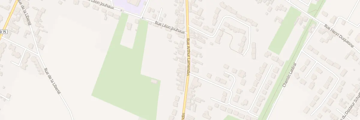 Plan du 52 Rue Arthur Lamendin à Vermelles