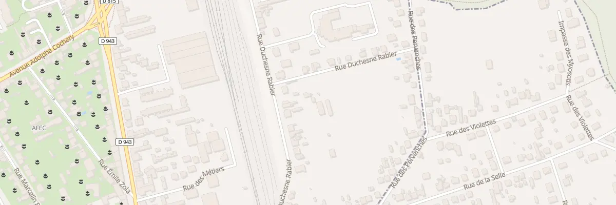 Plan du 14 Rue Duchesne Rabier à Montargis