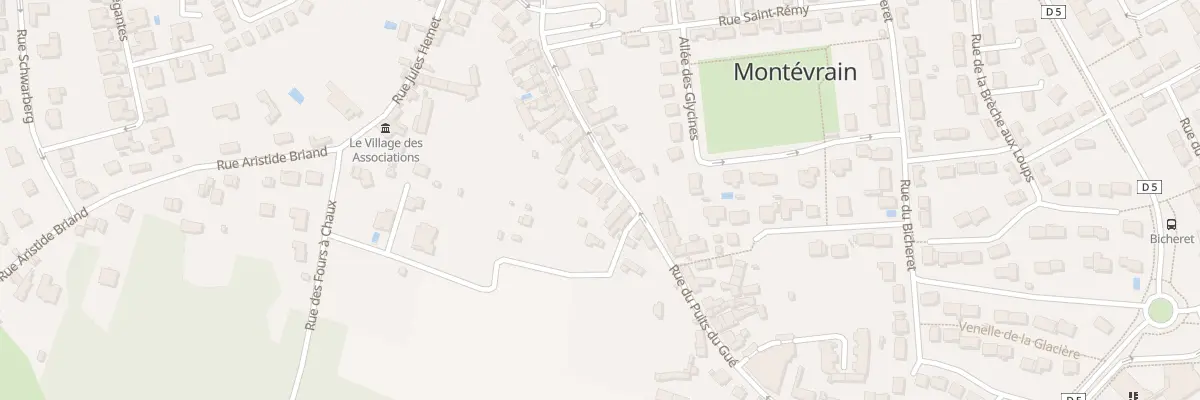 Plan du 40 Rue du Puits du Gue à Montévrain