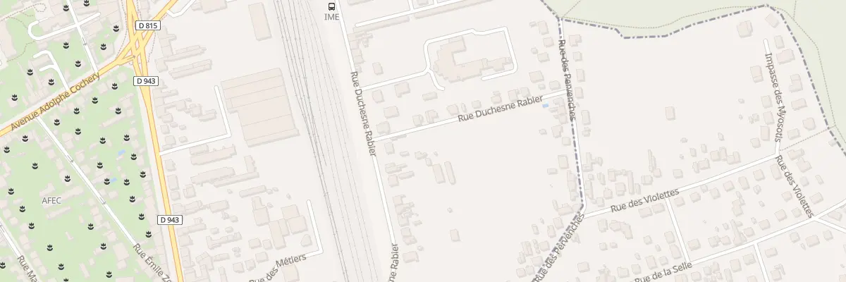 Plan du 16 Rue Duchesne Rabier à Montargis