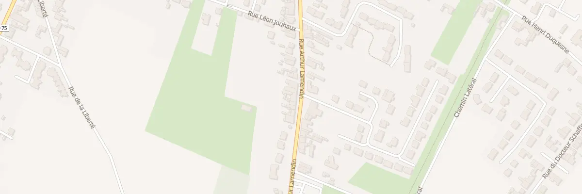 Plan du 60 Rue Arthur Lamendin à Vermelles