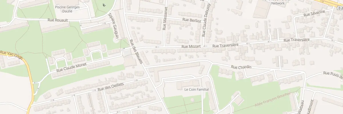 Plan du 31 Rue Mozart à Arras