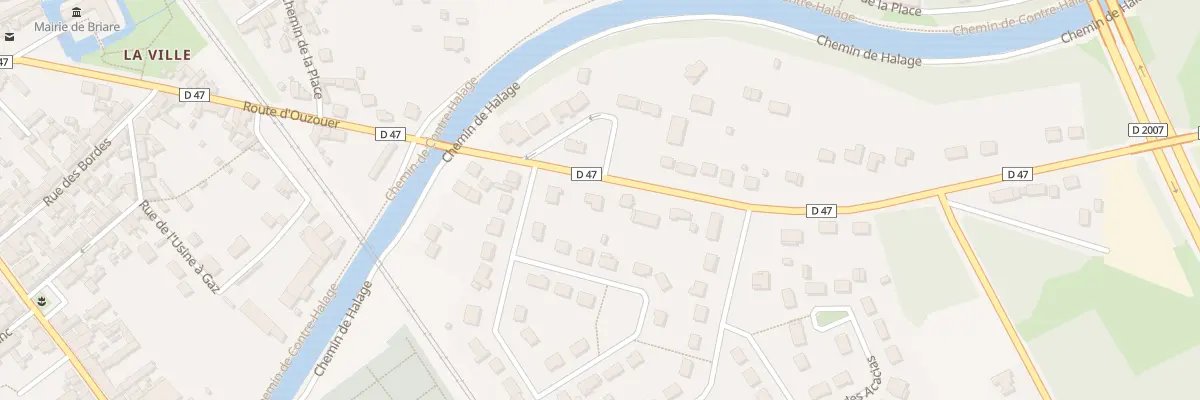 Plan du 46 Rte d’Ouzouer à Briare