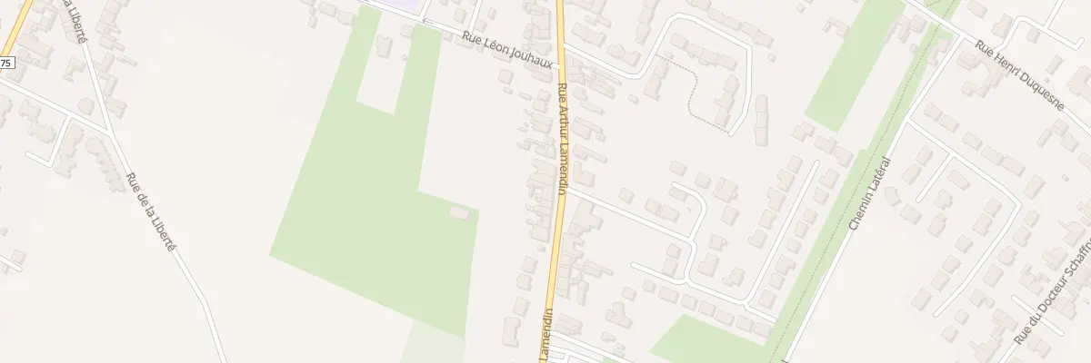 Plan du 58 Rue Arthur Lamendin à Vermelles