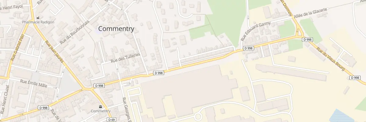 Plan du 67 Rue J Jacques Rousseau à Commentry