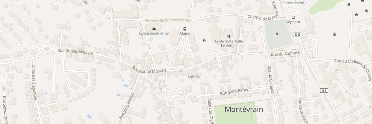 Plan du 28 Rue Mauregard à Montévrain