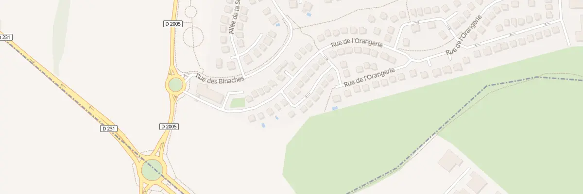 Plan du 12 Rue de l’Orangerie à Montévrain
