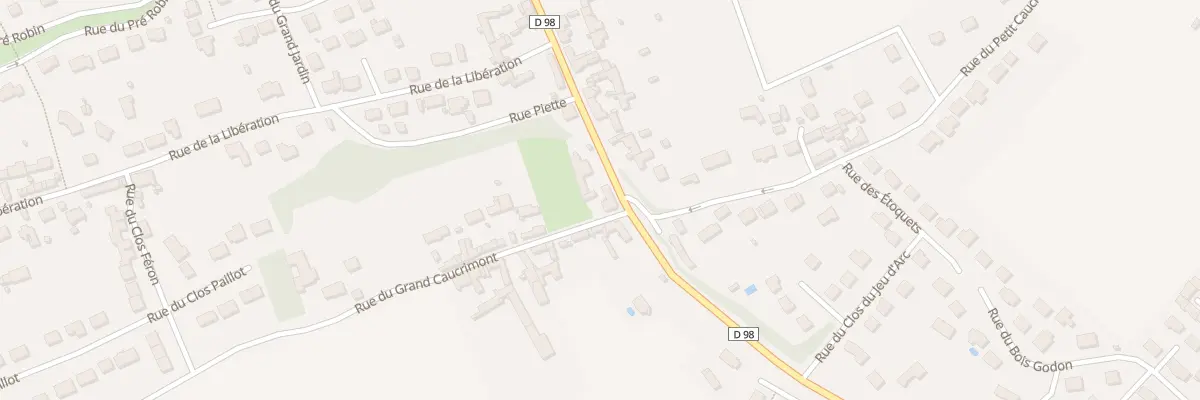 Plan du 33 Rue de la République au Meux