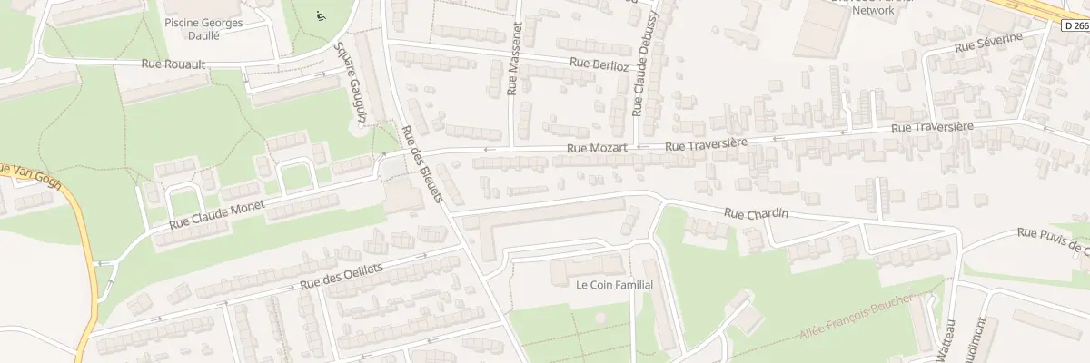 Plan du 29 Rue Mozart à Arras