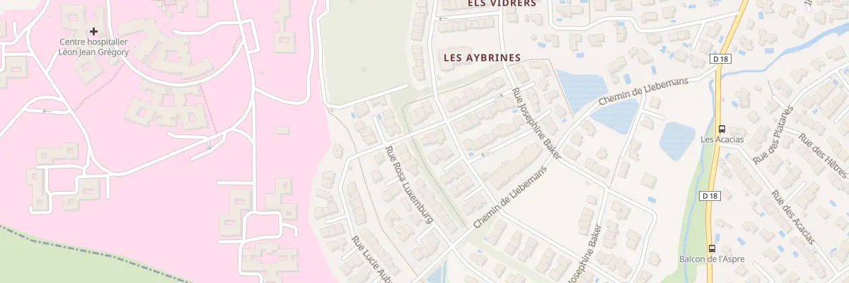 Plan du 21 Rue Lucie Aubrac à Thuir