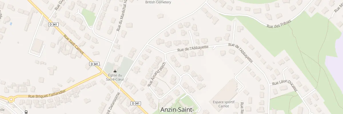 Plan du 1 Rue du Château à Anzin-Saint-Aubin