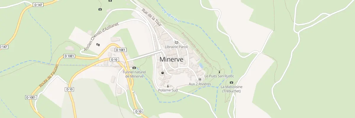 Plan du 4B Rue des Martyrs à Minerve