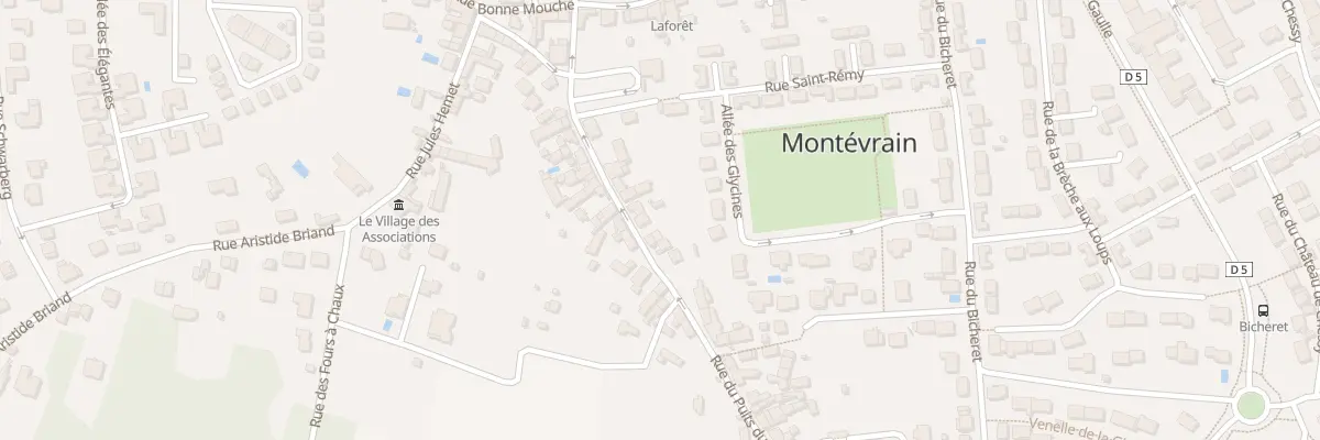 Plan du 23 Rue du Puits du Gue à Montévrain