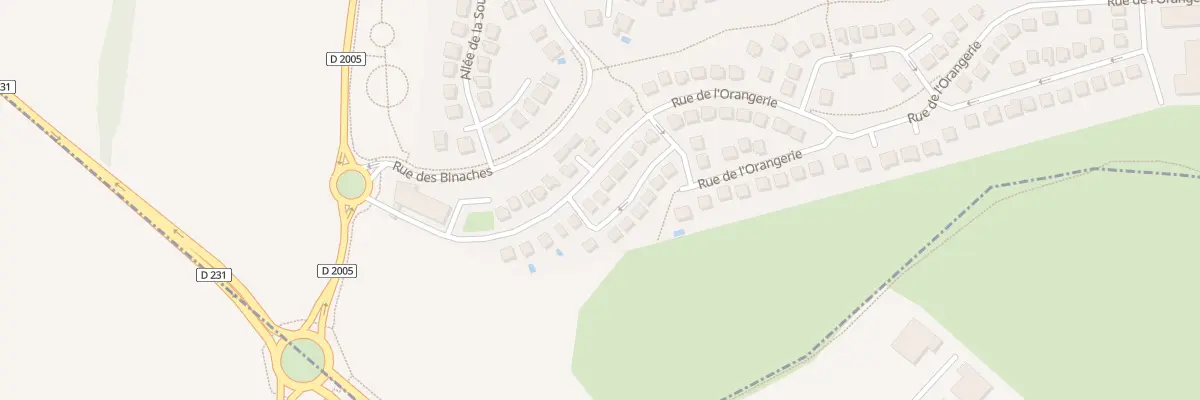 Plan du 14 Rue de l’Orangerie à Montévrain