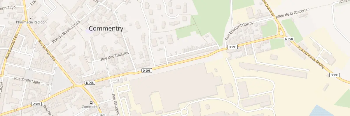 Plan du 69 Rue J Jacques Rousseau à Commentry
