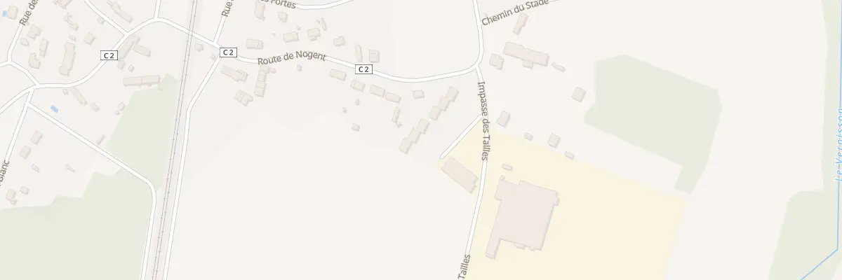 Plan du 5 All du Clos des Pins à Pressigny-les-Pins