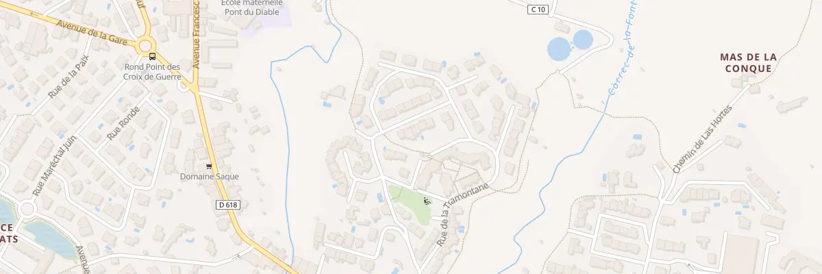Plan du 7 Rue du Canigounenc à Céret