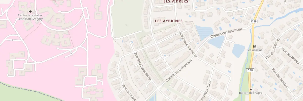 Plan du 19 Rue Lucie Aubrac à Thuir