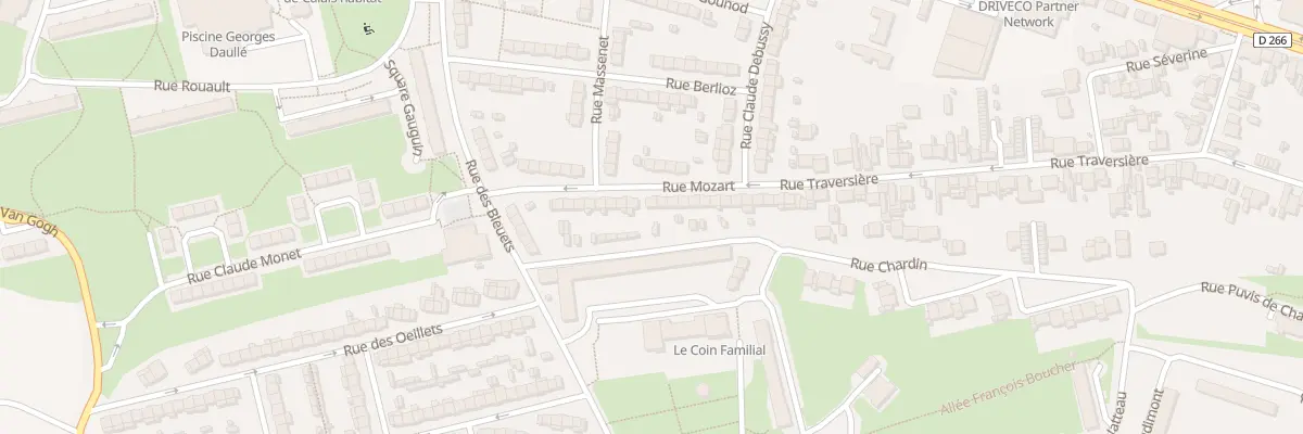 Plan du 27 Rue Mozart à Arras