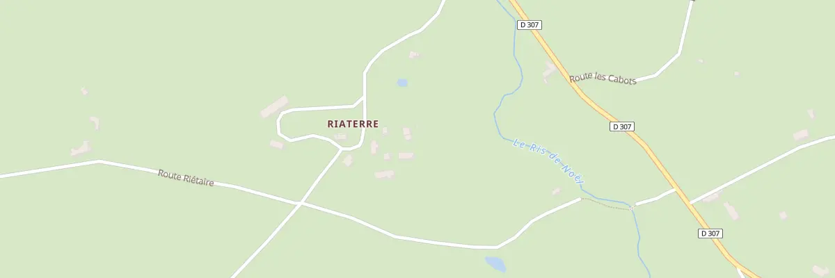 Plan du 6 Riaterre à Venas