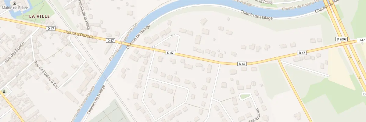 Plan du 48 Rte d’Ouzouer à Briare