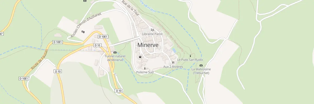 Plan du 4 Gr Grand’Rue à Minerve