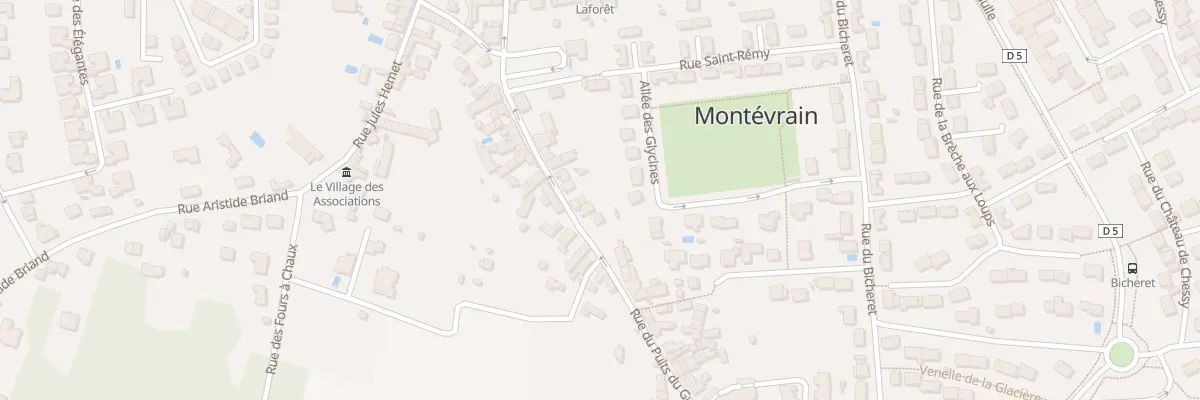 Plan du 25B Rue du Puits du Gue à Montévrain