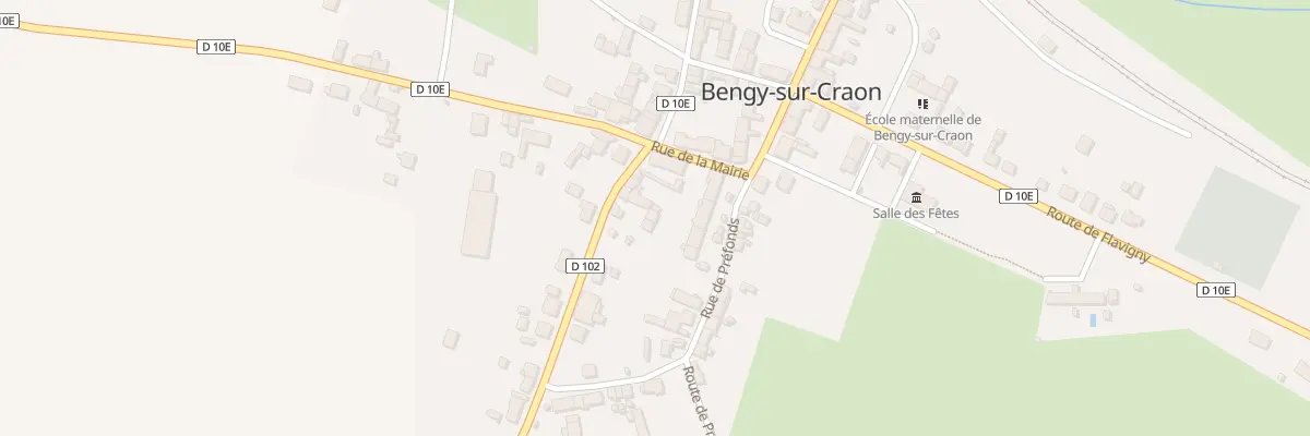 Plan du 11 Rte de Cornusse à Bengy-sur-Craon