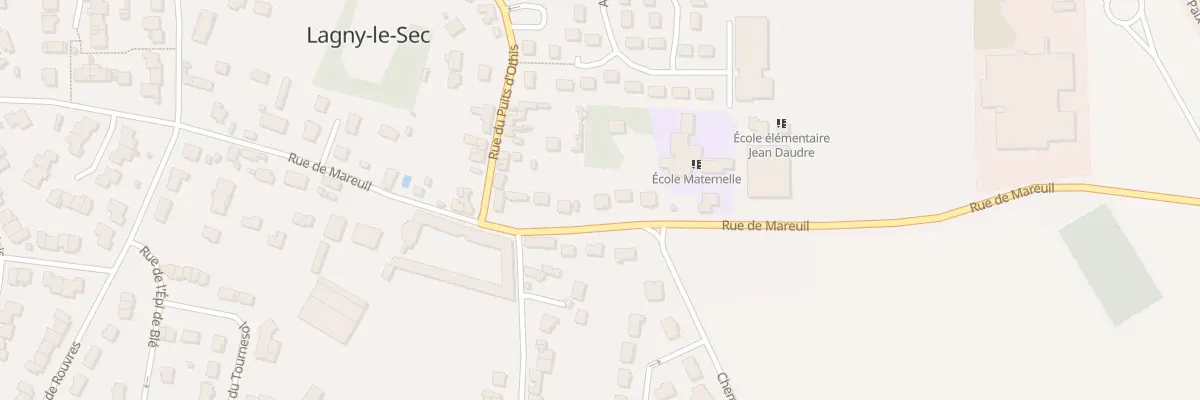 Plan du 337 Rue de Mareuil à Lagny-le-Sec