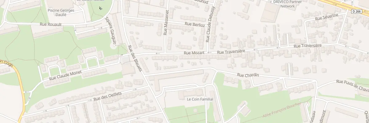 Plan du 25 Rue Mozart à Arras