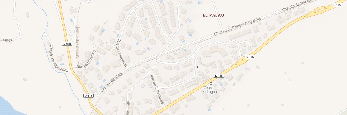 Plan du 1B Rue de la Padragouse à Céret