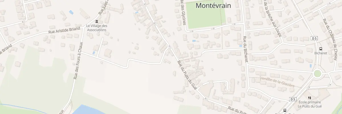 Plan du 54 Rue du Puits du Gue à Montévrain