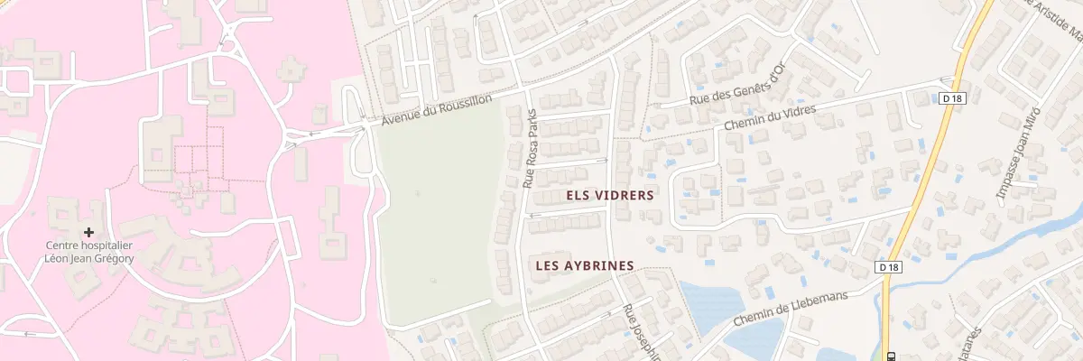 Plan du 2 Rue Francine Sabate à Thuir