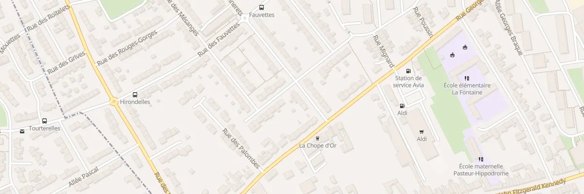 Plan du 7 Rue des Chardonnerets à Arras