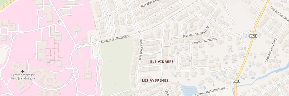 Plan du 1 Rue Francine Sabate à Thuir
