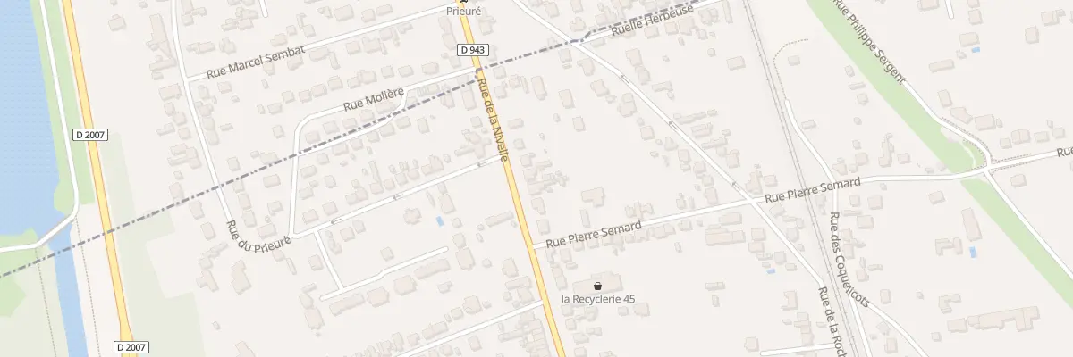 Plan du 101 Rue de la Nivelle à Amilly