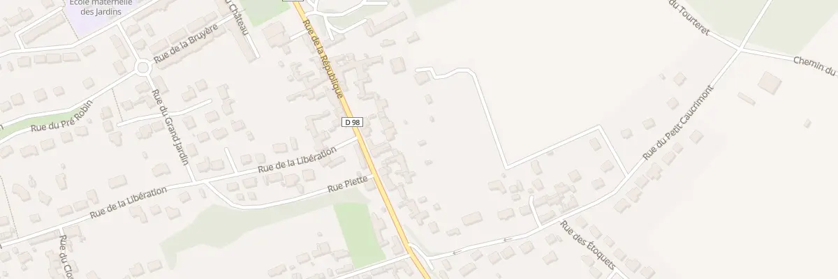 Plan du 44 Rue de la République au Meux