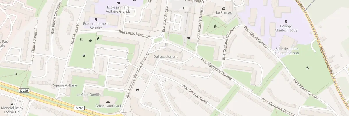 Plan du 6 Rue Alfred de Musset à Arras