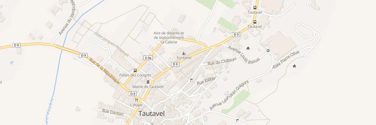 Plan du 9 Rue Alsace-Lorraine à Tautavel