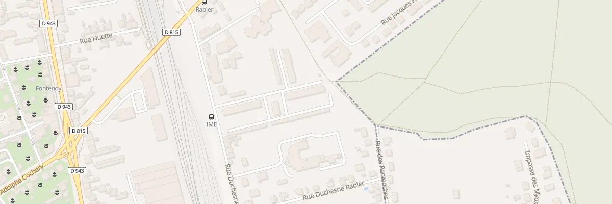 Plan du 26 Rue Duchesne Rabier à Montargis