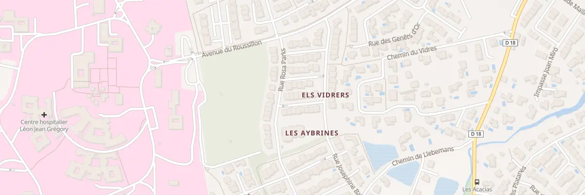 Plan du 3 Rue Benoite Groult à Thuir