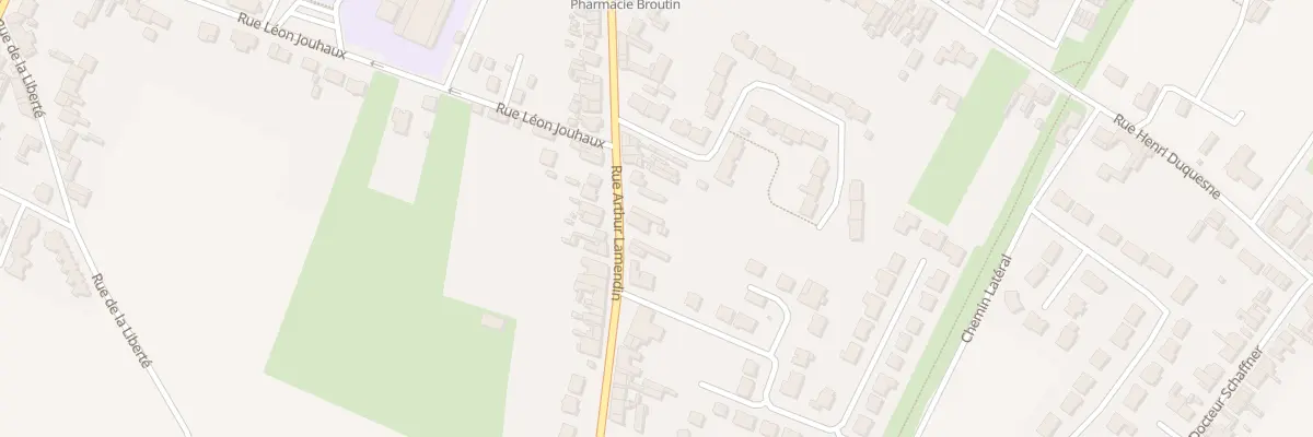 Plan du 59B Rue Arthur Lamendin à Vermelles