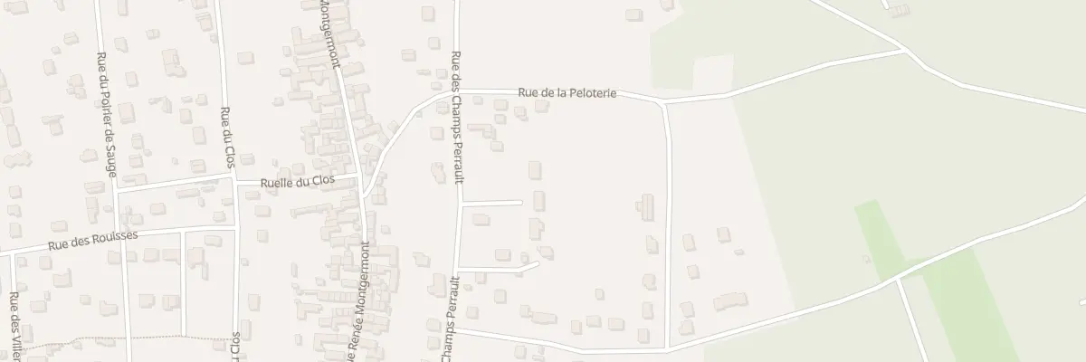 Plan du 3 Les Champs Pérault à Montigny-sur-Loing