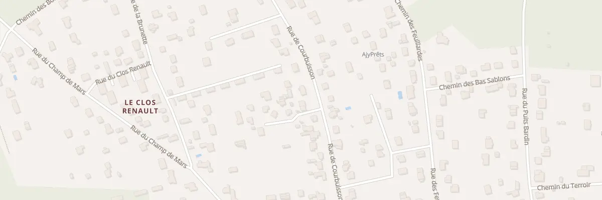 Plan du 65 Rue de Courbuisson à Samois-sur-Seine