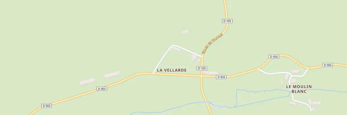 Plan du 4 La Vellarde à La Crouzille