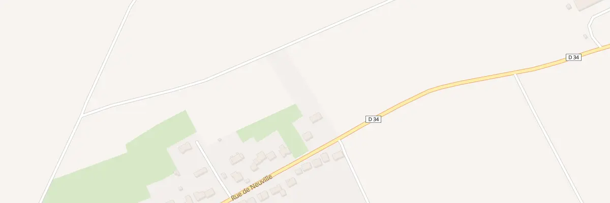 Plan du 33 Rue de Neuville à Ficheux