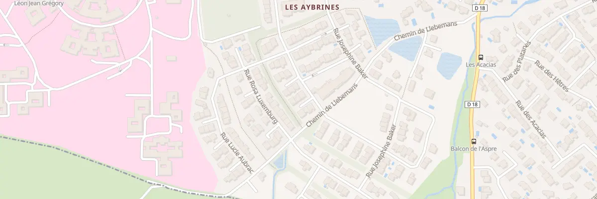 Plan du 54 Rue Rosa Parks à Thuir