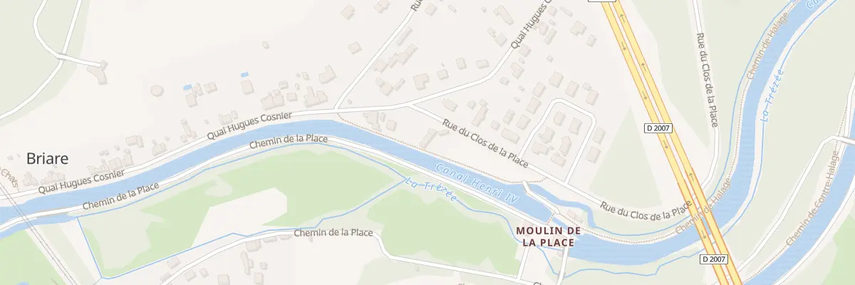 Plan du 4 Rue du Clos de la Place à Briare